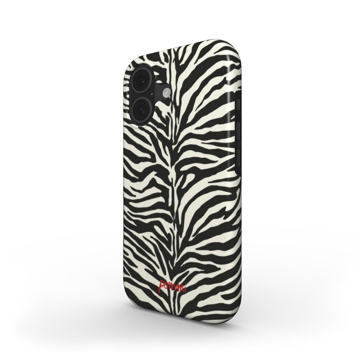 Zebra Print Tough Phone Case – Protective Animal Print Case