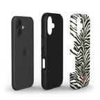 Zebra Print Tough Phone Case – Protective Animal Print Case